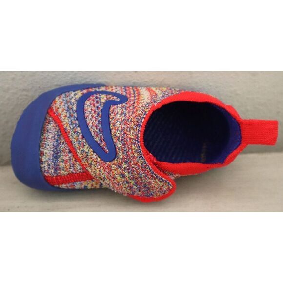 Nike FB3244-100 Infant Sz 7C Blue/Red Multi Swoosh 1 Crib Booties - Picture 8 of 16